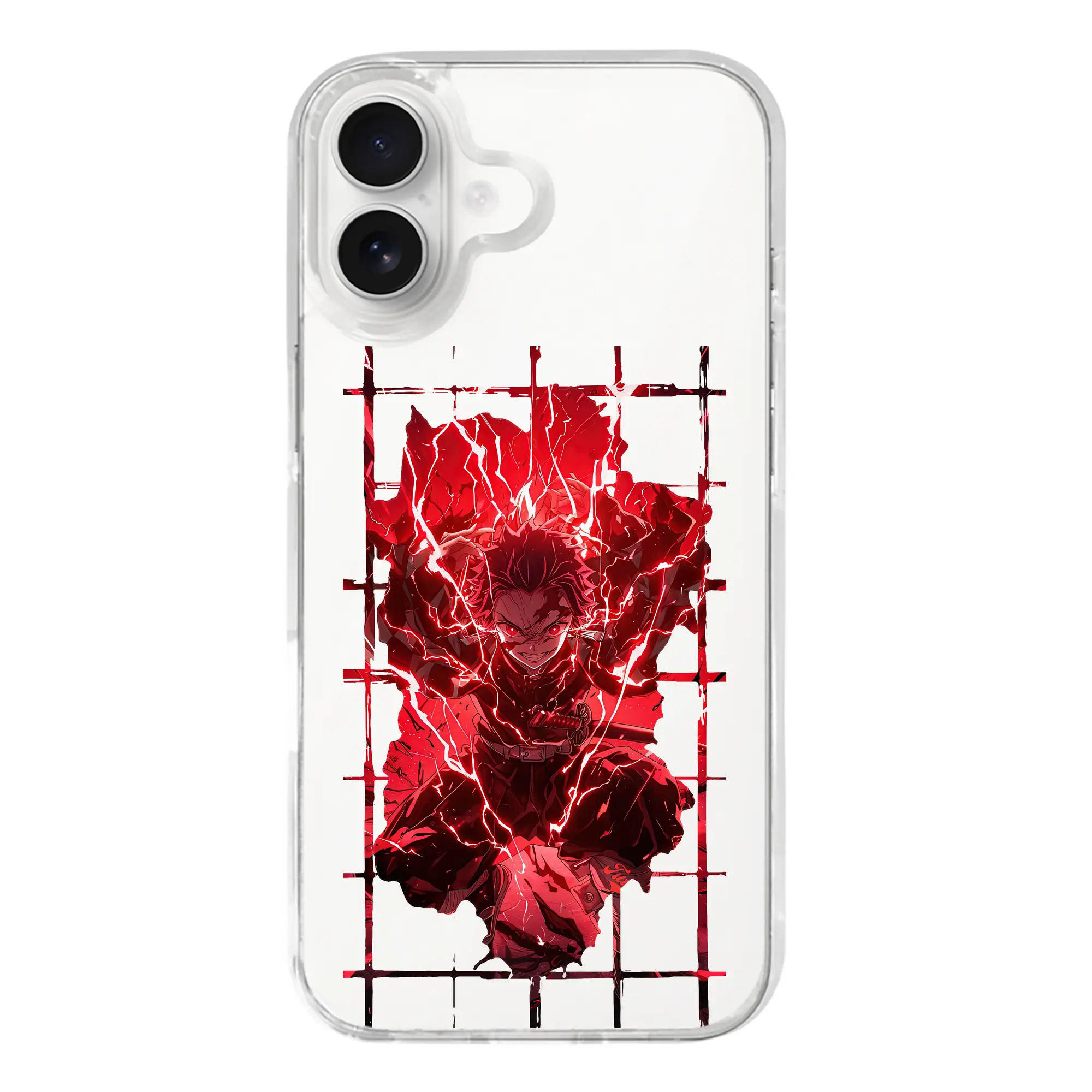 鬼滅の刃 グッズ,竈門 炭治郎 - iPhone 17シリーズ 透明スマホケース – 薄型・耐衝撃・精密フィット保護カバー